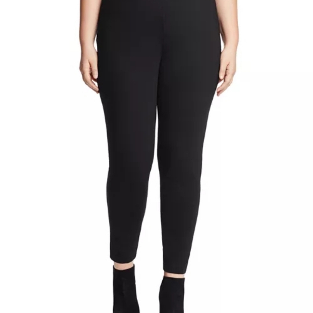 Vince Camuto Black Pointe Leggings  (1X)